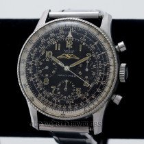 Breitling Vintage Navitimer Ref 806 Steel Black Gold Wing Logo Dial Breitling Vintage Navitimer Ref 806 Steel Black Gold Wing Logo Dial